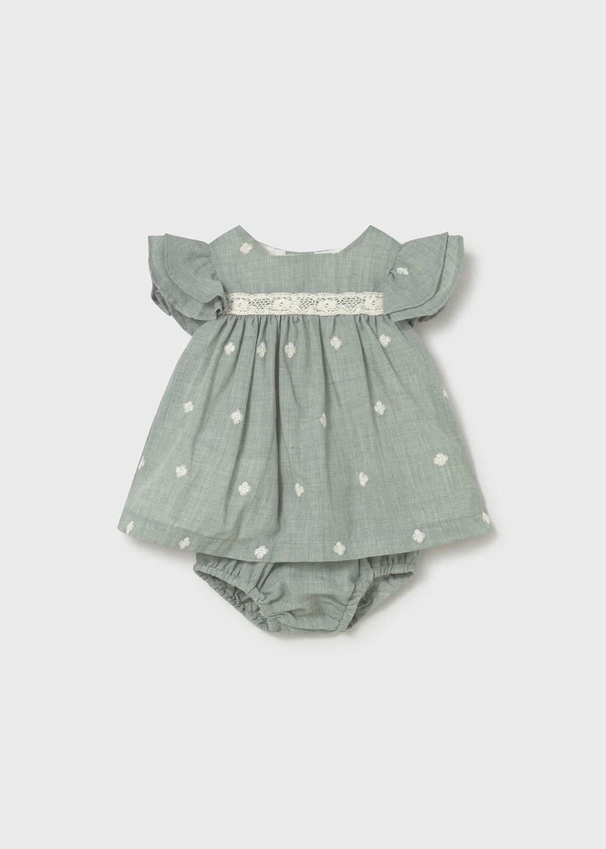 Vestito con copripannolino neonata - Acqua