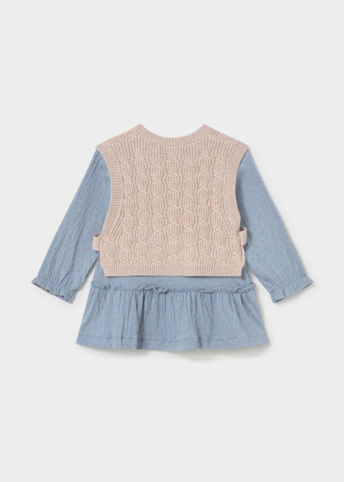 Vestito con gilet neonata - Colibri
