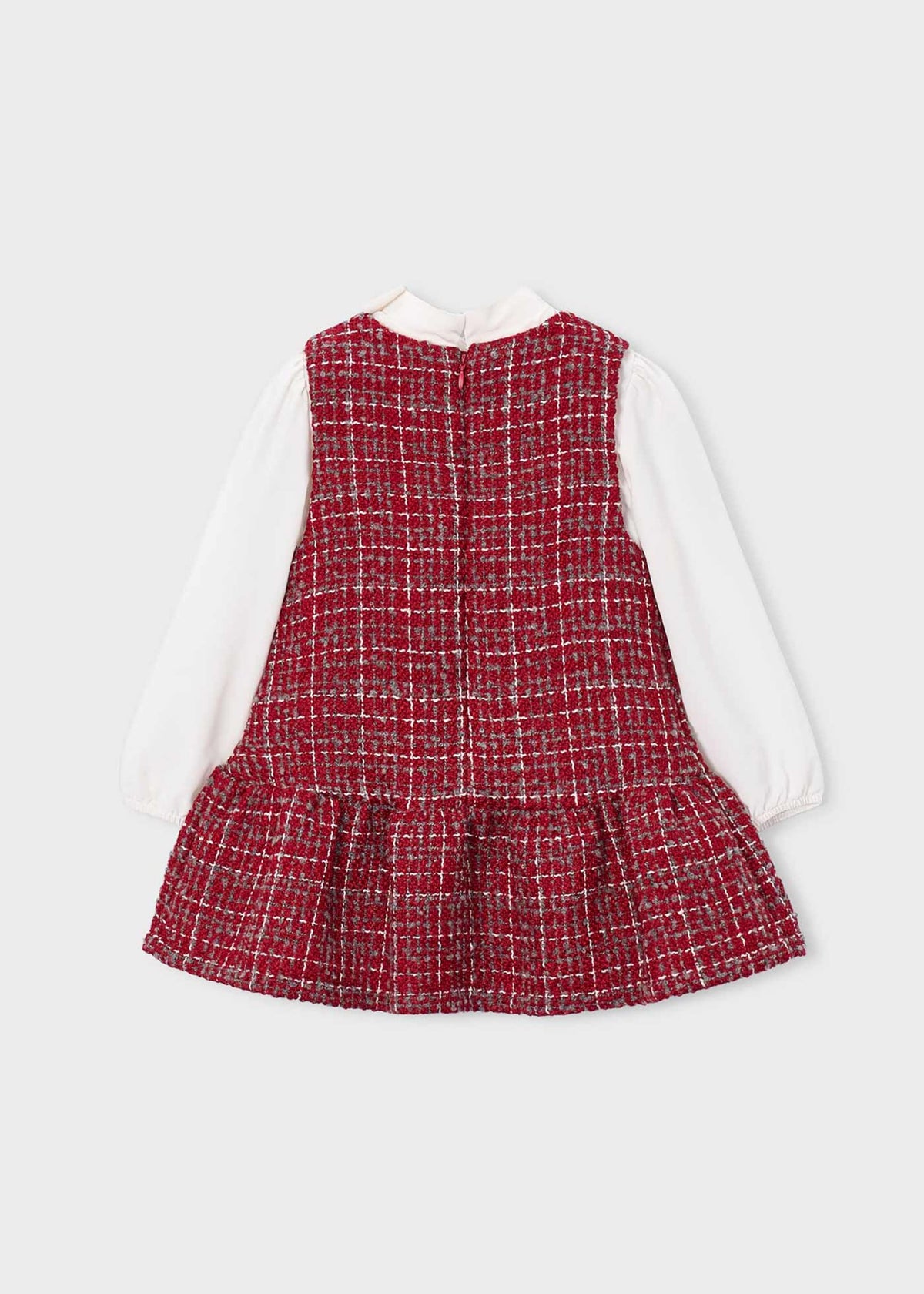 Vestito scamiciato bambina - Rosso