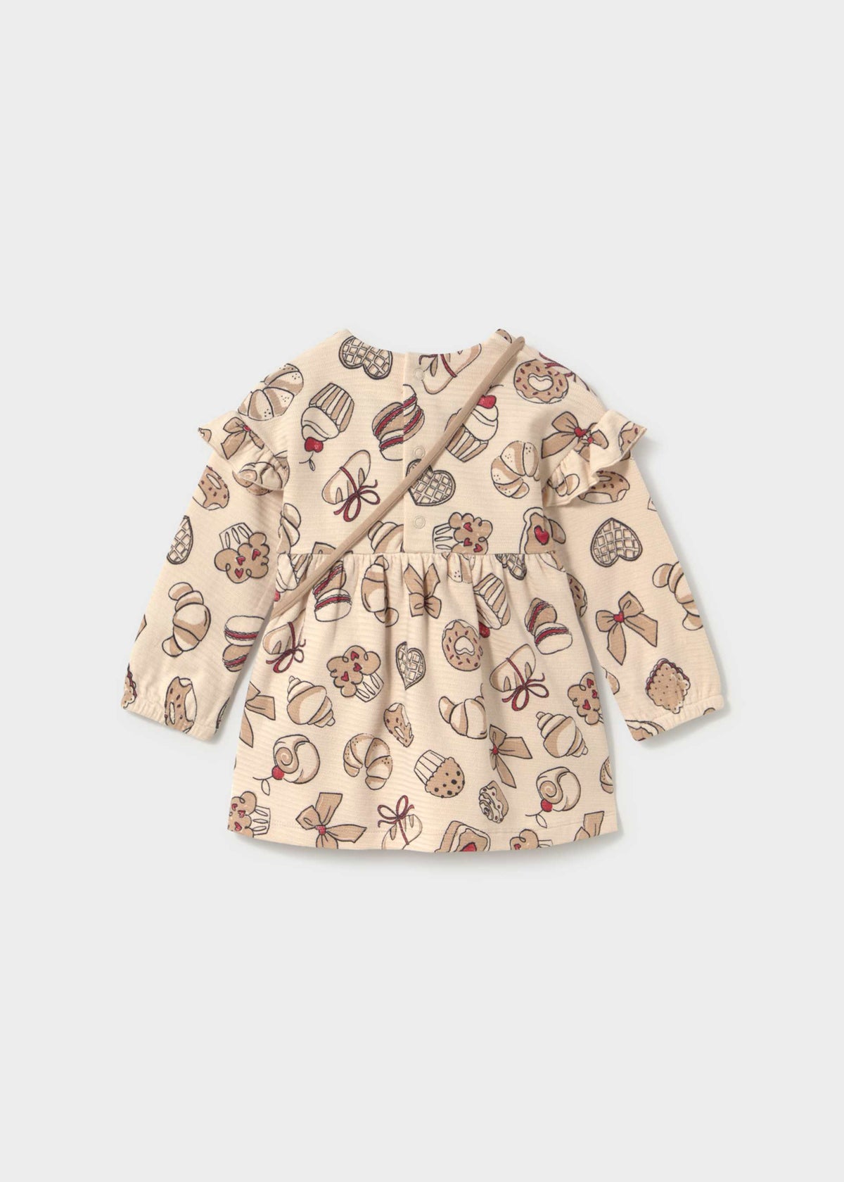 Vestito stampato con borsa bimba - Tofu