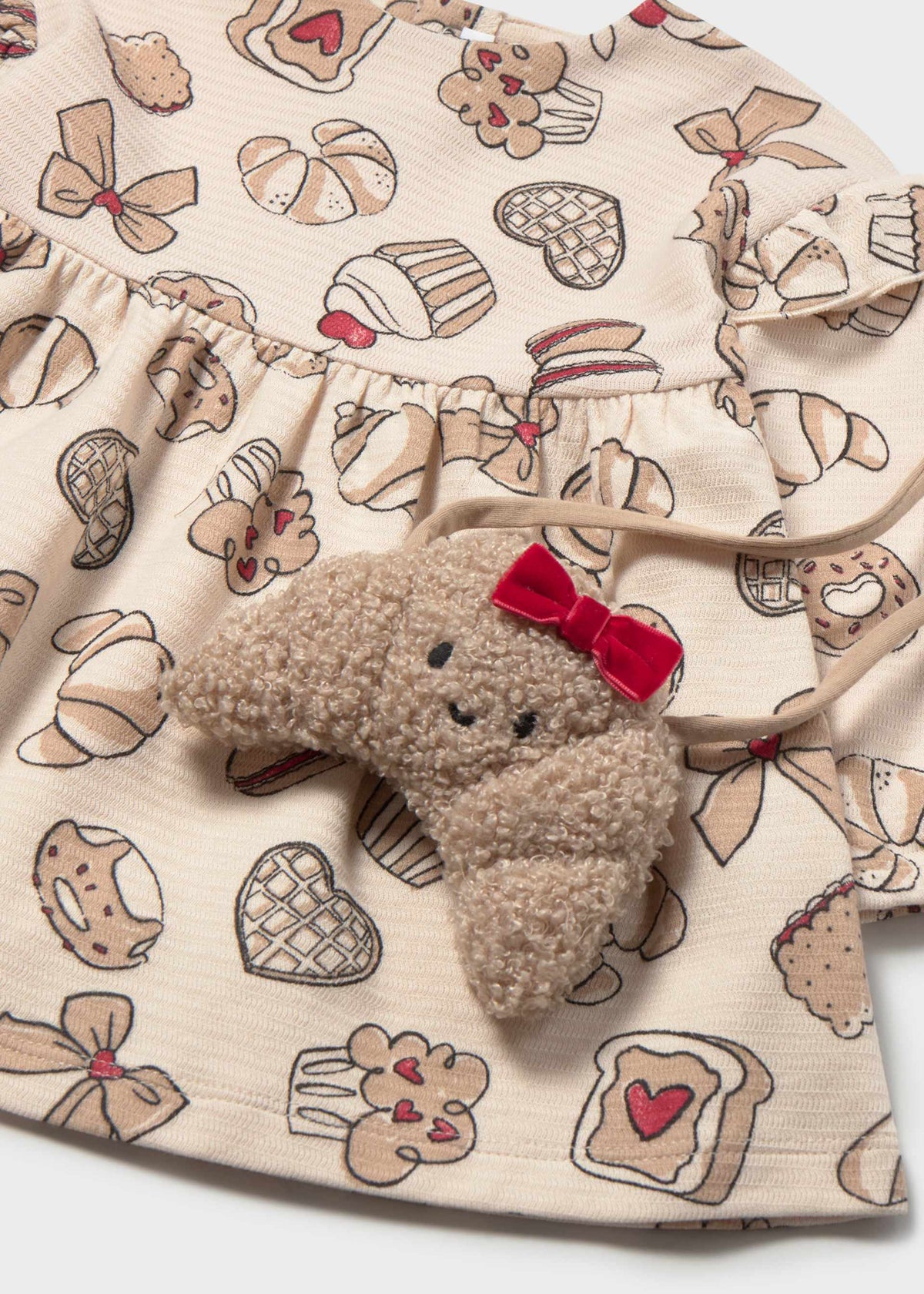 Vestito stampato con borsa bimba - Tofu