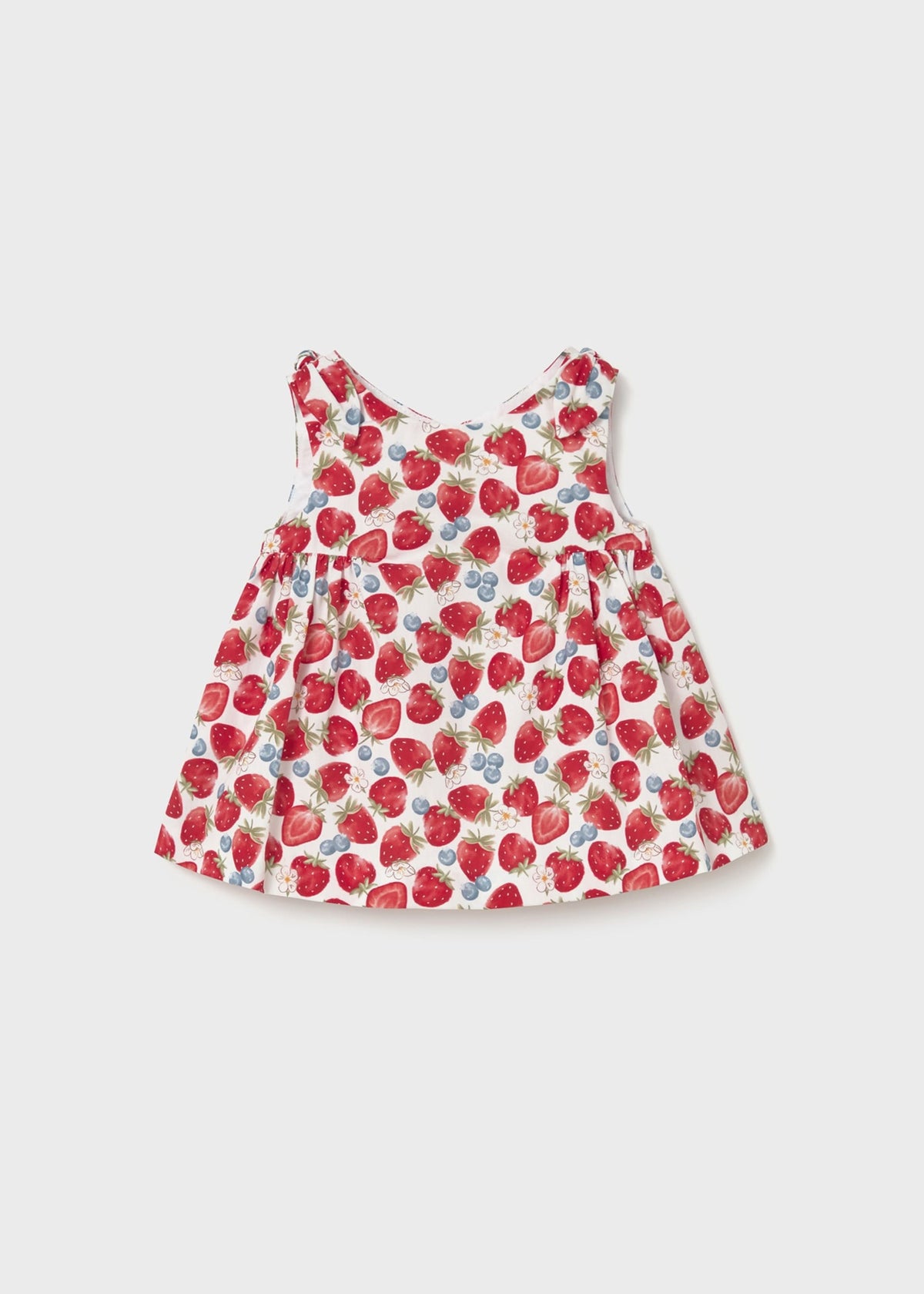 Vestito stampato neonata - Rosso