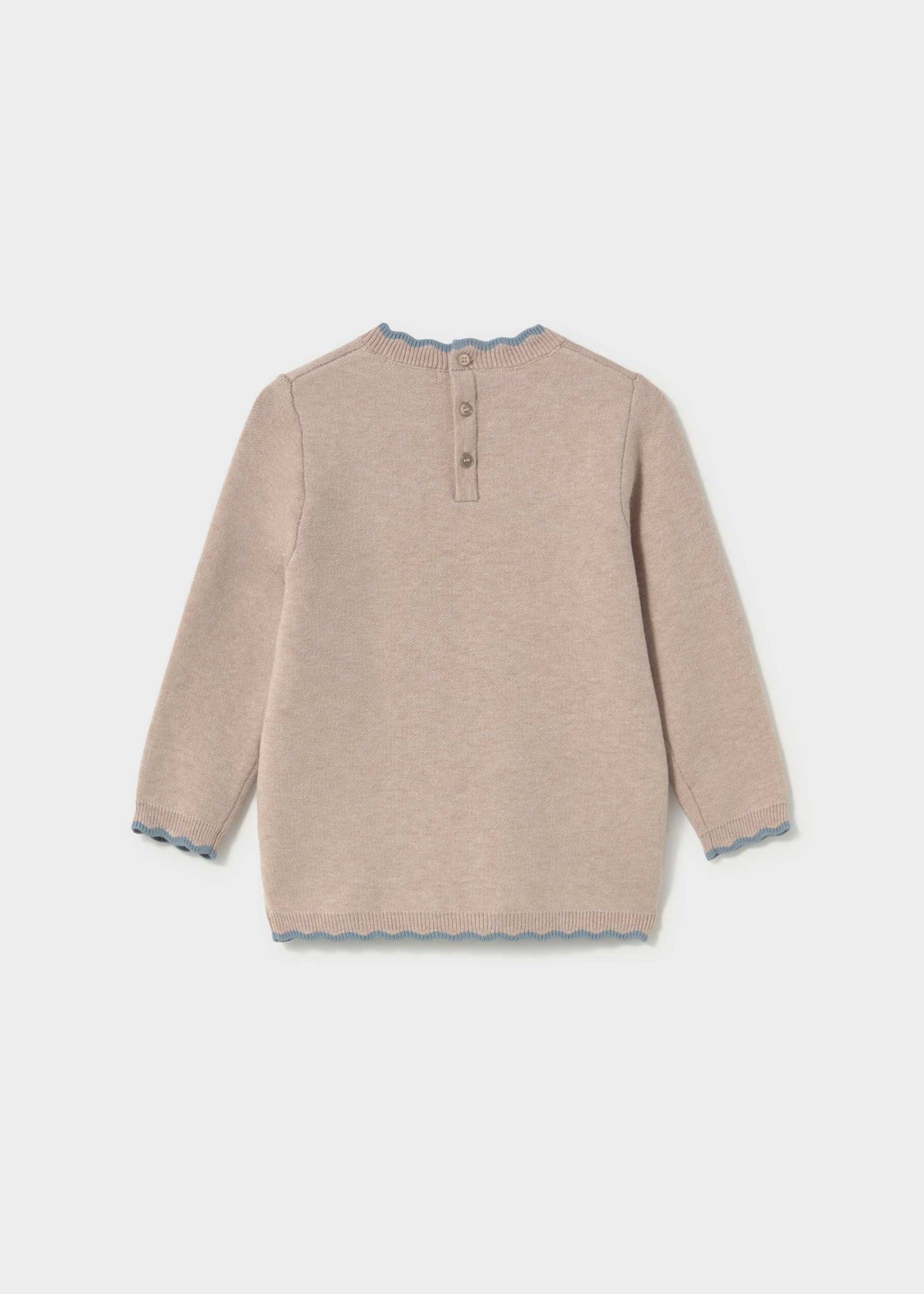 Vestito tricot jacquard bimba - Mezcla