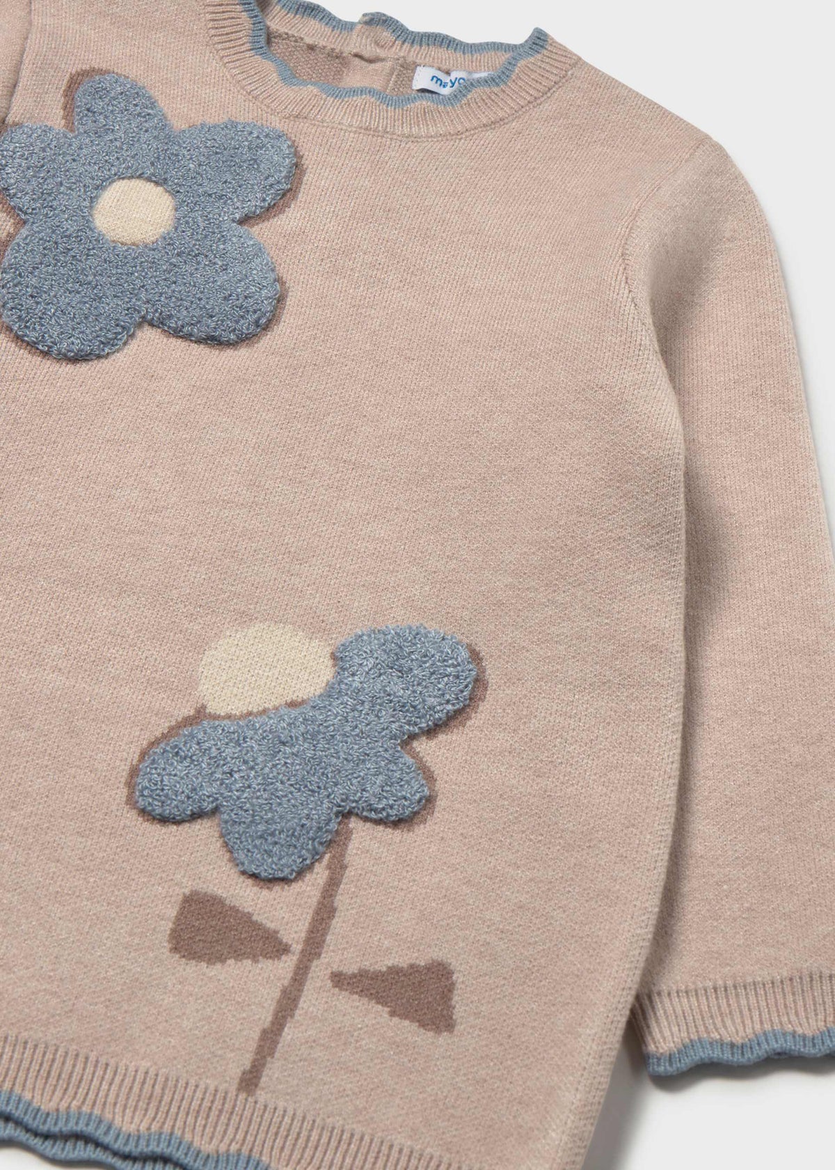 Vestito tricot jacquard bimba - Mezcla