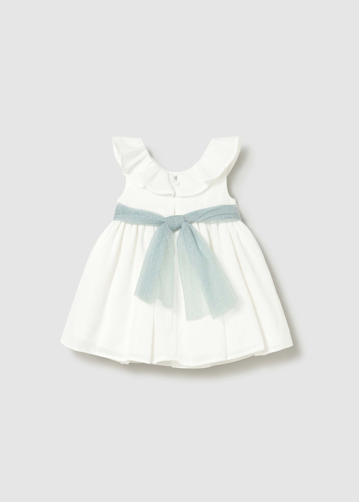 Vestito tulle con fusciacca neonata