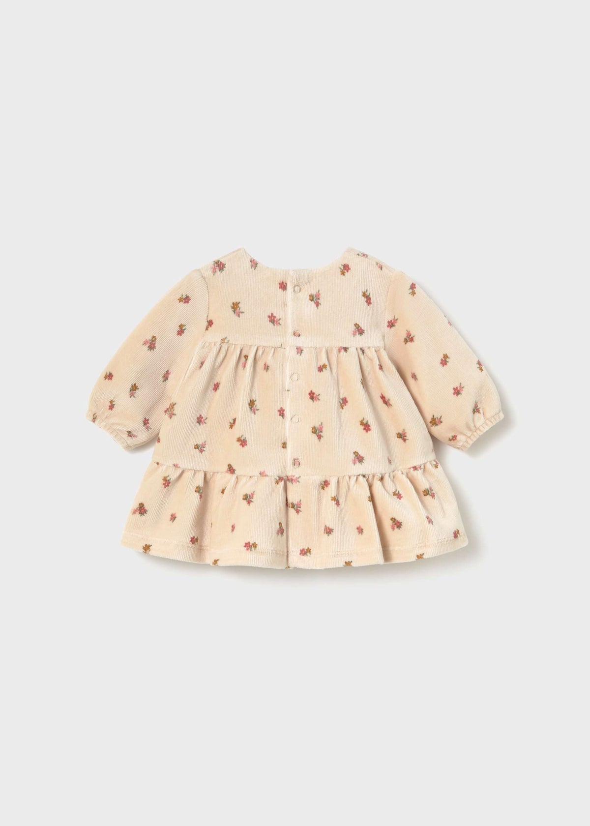 Vestito vellutato neonata - Avena