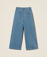 Jeans ampi con pizzo
