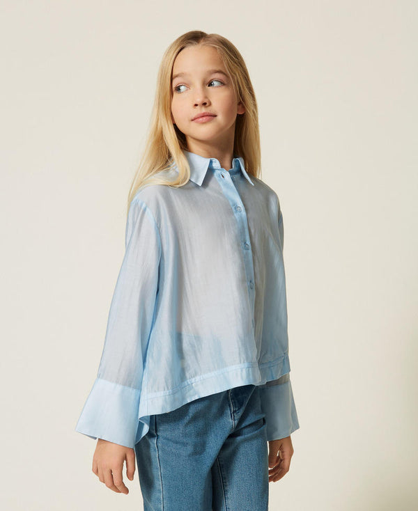 Camicia over in voile
