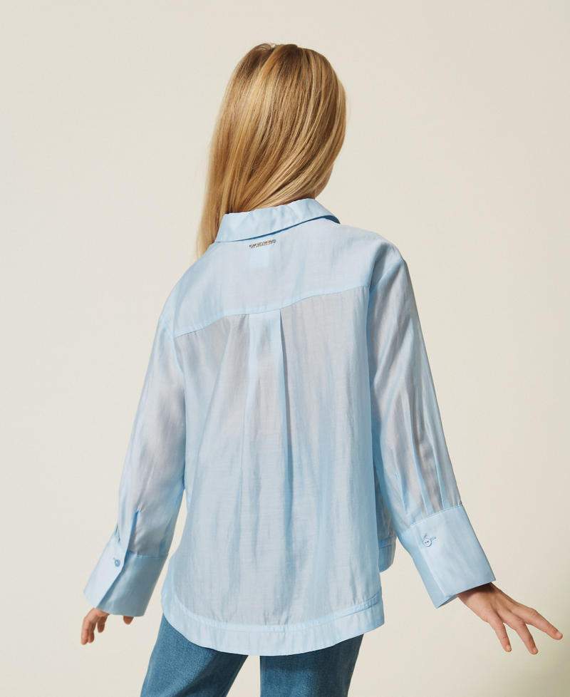 Camicia over in voile