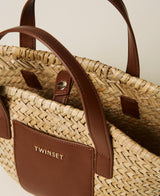 Borsa shopper in paglia