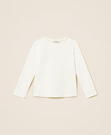 T-shirt regular baby con ricamo logo
