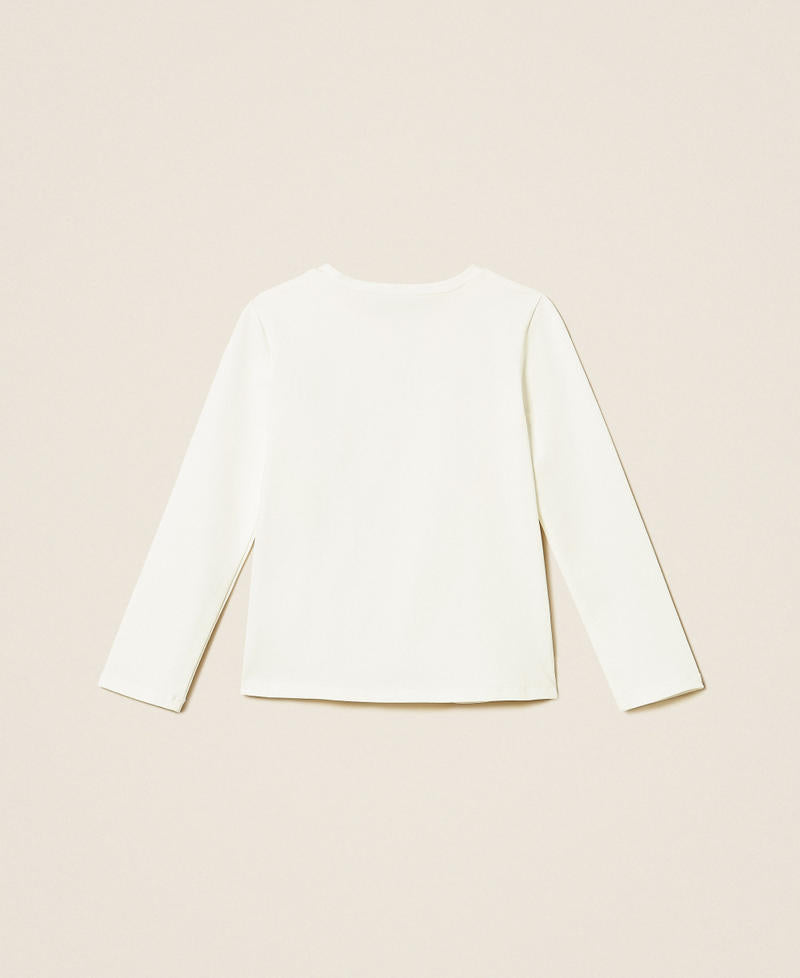 T-shirt regular baby con ricamo logo