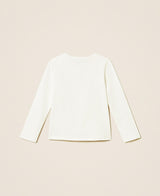 T-shirt regular baby con ricamo logo