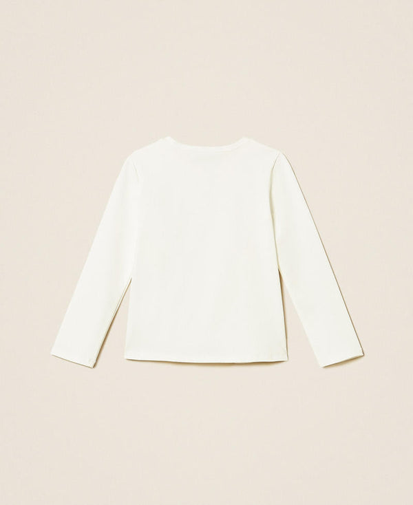 T-shirt regular baby con ricamo logo