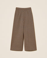 Pantaloni a palazzo in pied-de-poule