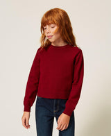 Maglia a righe con bottoni
