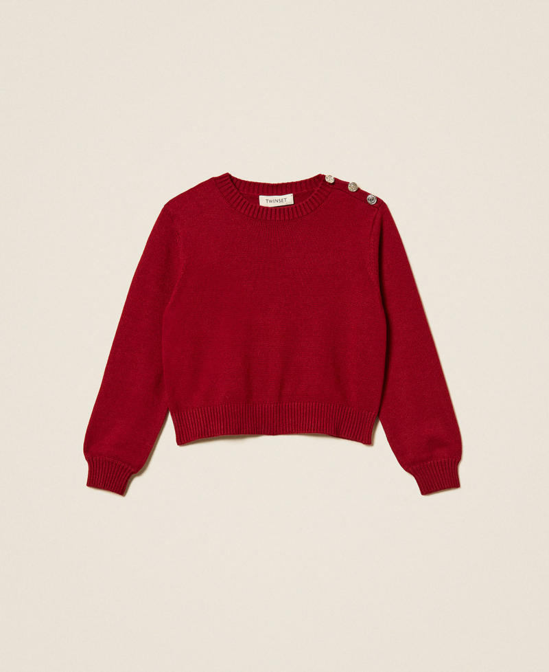 Maglia a righe con bottoni