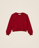 Maglia a righe con bottoni
