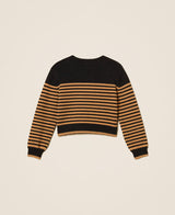 Maglia a righe con bottoni