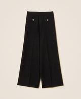 Pantaloni in maglia con bottoni