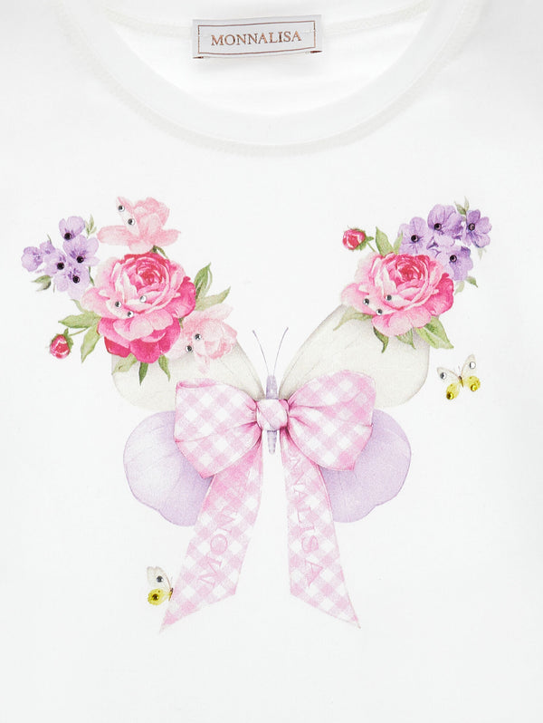 T-shirt stampa Butterfly