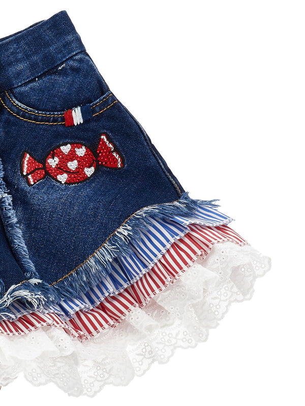 Shorts in denim