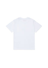 T-shirt con stampa collana e logo glitter per ragazza