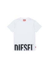 T-shirt regular fit con maxi logo sul fondo per ragazzo