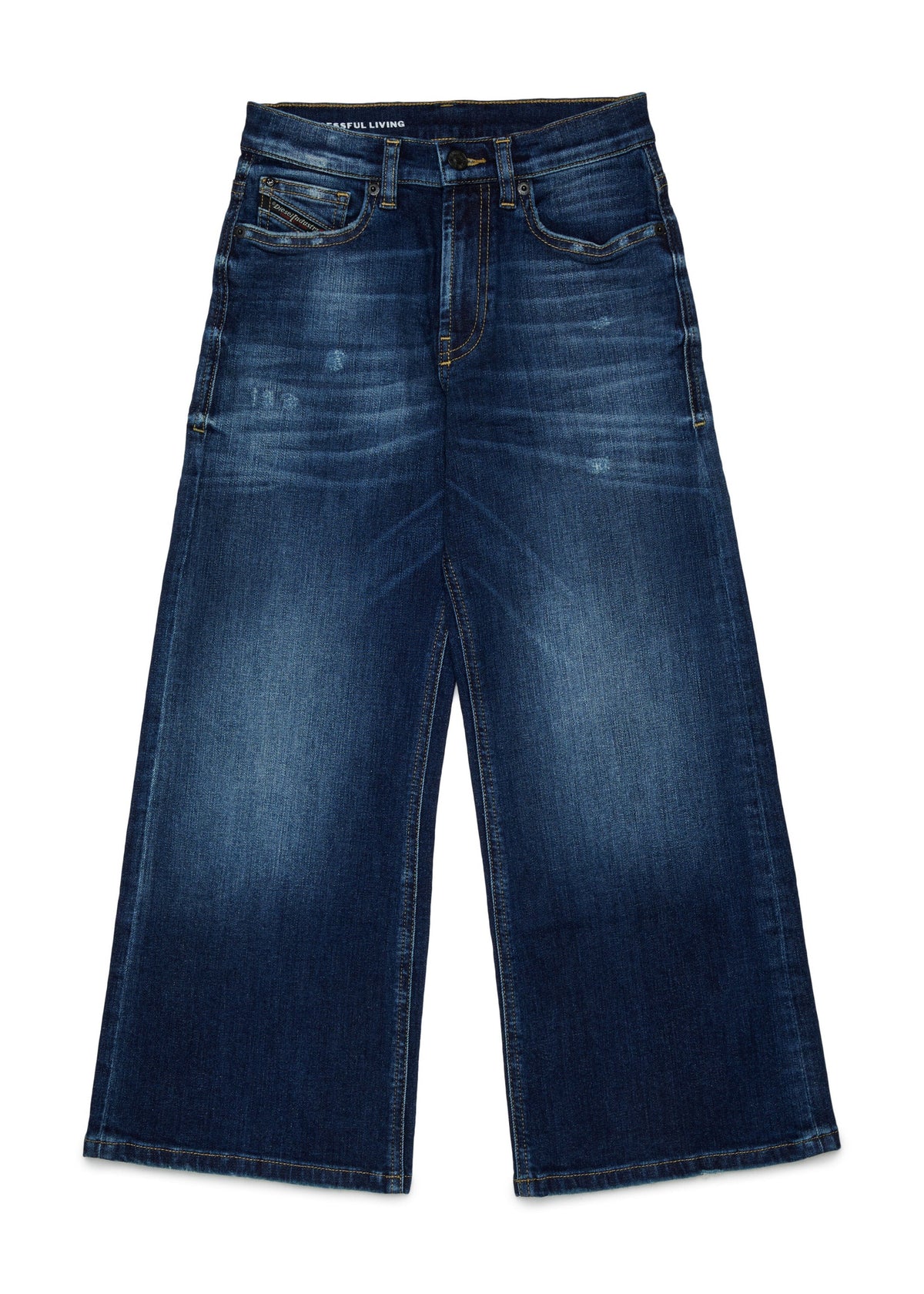 Jeans loose fit a gamba larga per ragazza
