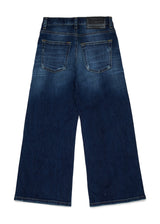 Jeans loose fit a gamba larga per ragazza