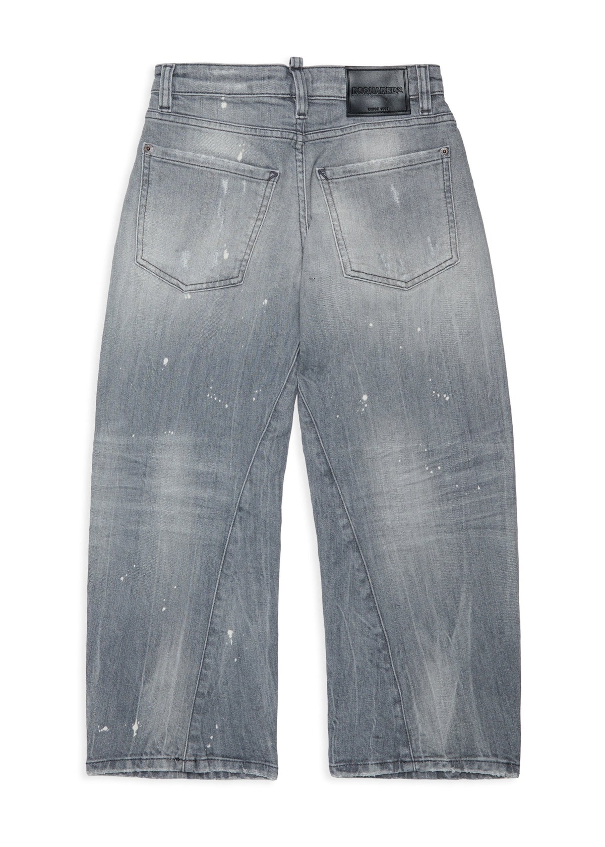 Jeans relaxed fit con cuciture ruotate per ragazza