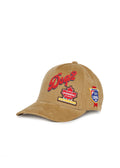 Cappello da baseball con patch e logo ricamato per bambini