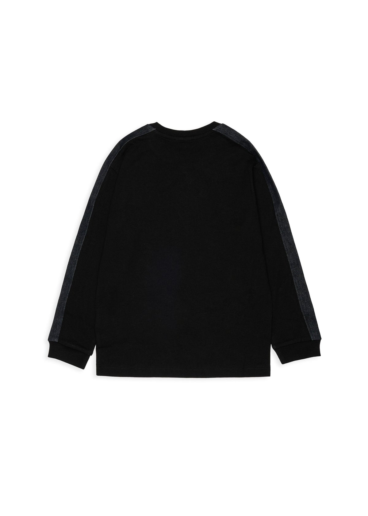 T-shirt a maniche lunghe con bande laterali per ragazzo