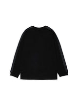 T-shirt a maniche lunghe con bande laterali per ragazzo