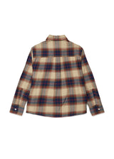 Camicia a quadri con tasche a pattina per ragazzo
