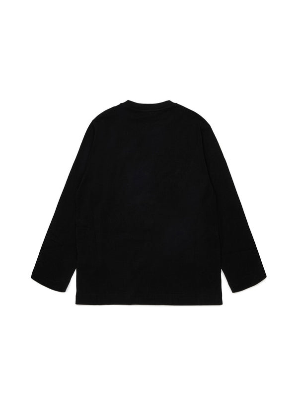 T-shirt a maniche lunghe con logo ovale per ragazzo