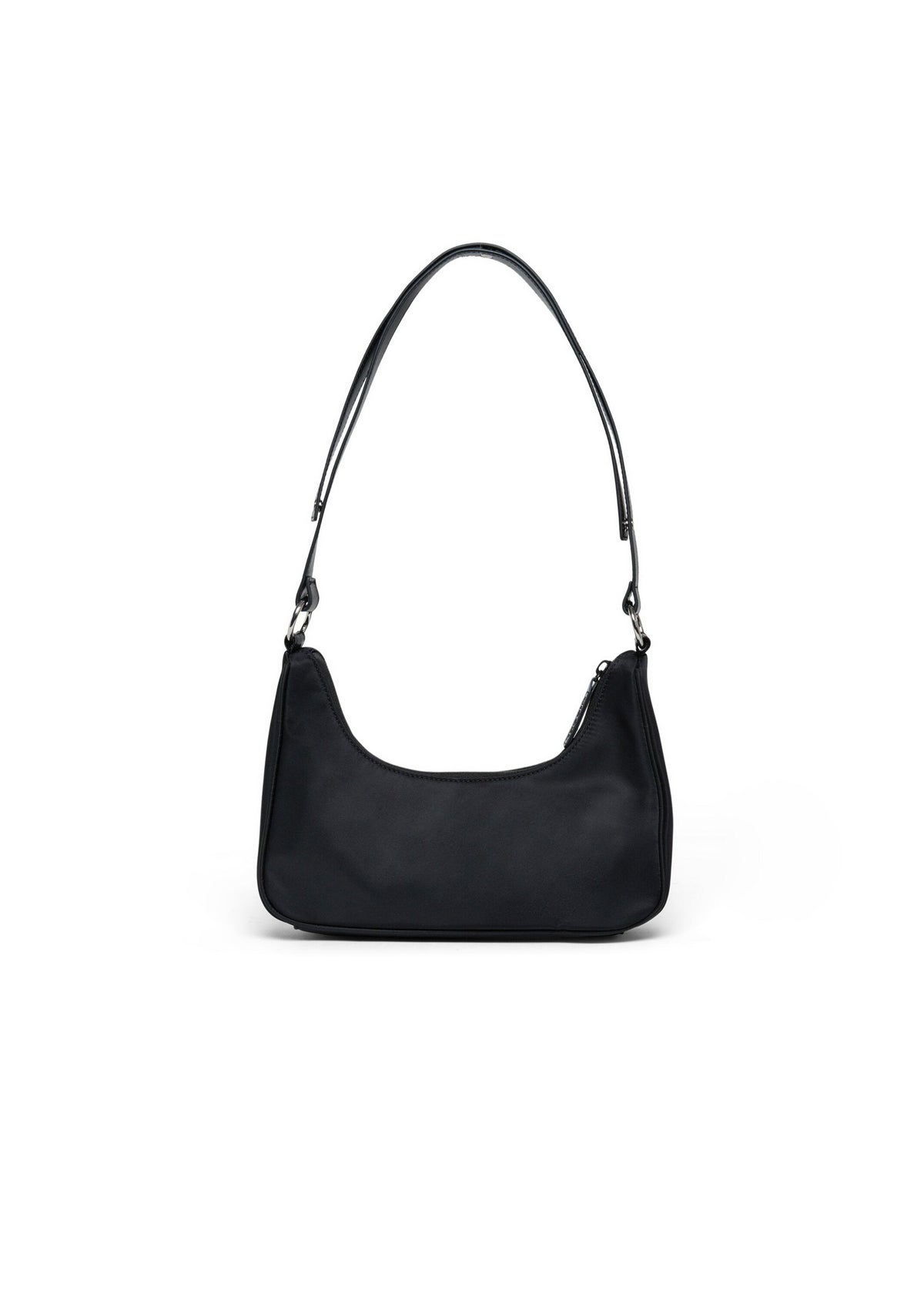 Borsa a spalla in nylon con logo in rilievo per bambina