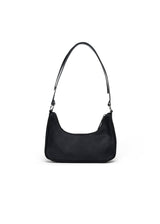 Borsa a spalla in nylon con logo in rilievo per bambina