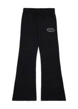 Pantaloni in felpa svasati con coulisse per ragazza