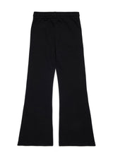 Pantaloni in felpa svasati con coulisse per ragazza