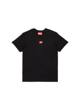 T-shirt regular fit con patch logo per ragazzo