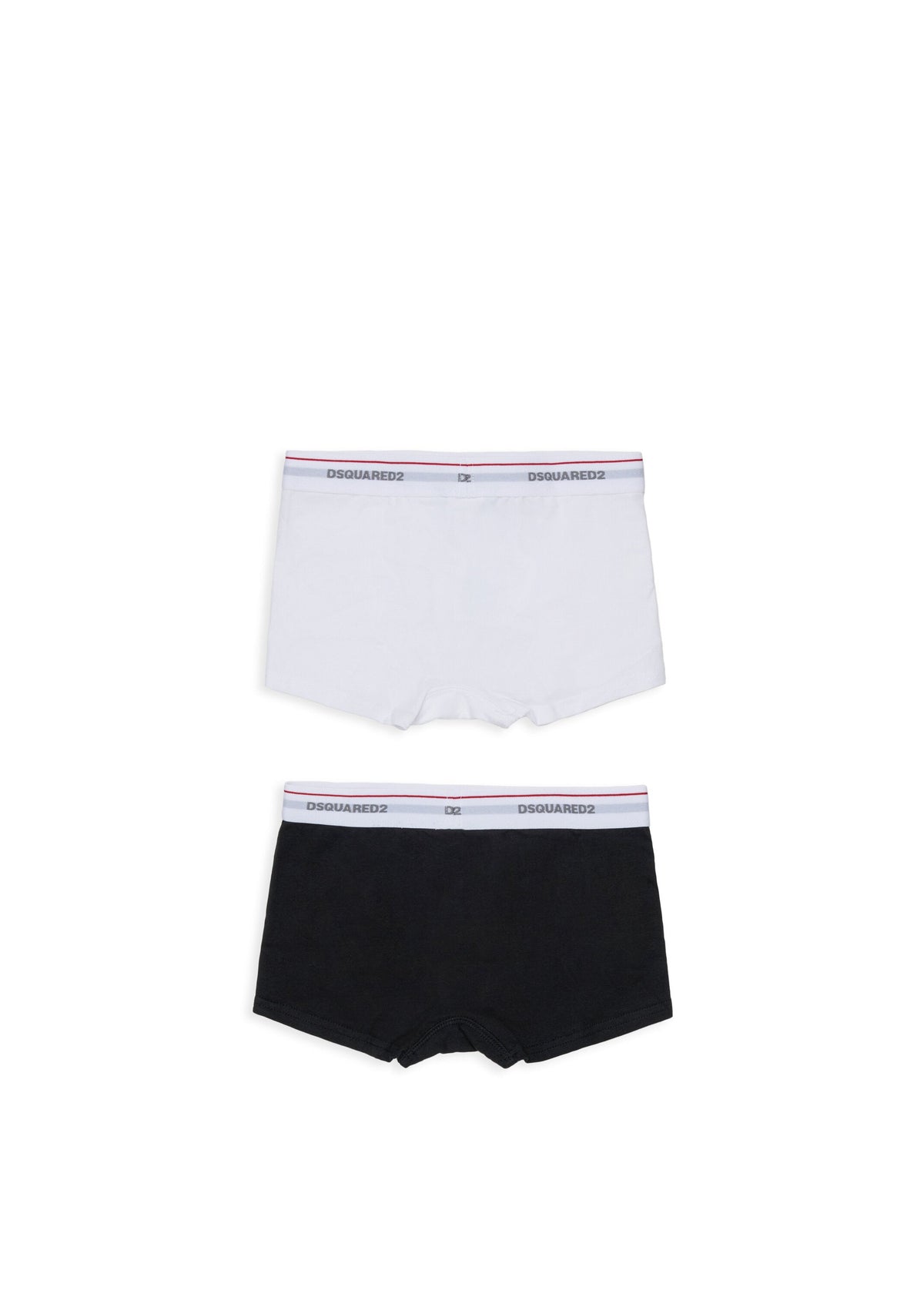 Set di due boxer con elastico logato per ragazzo