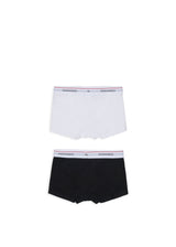 Set di due boxer con elastico logato per ragazzo