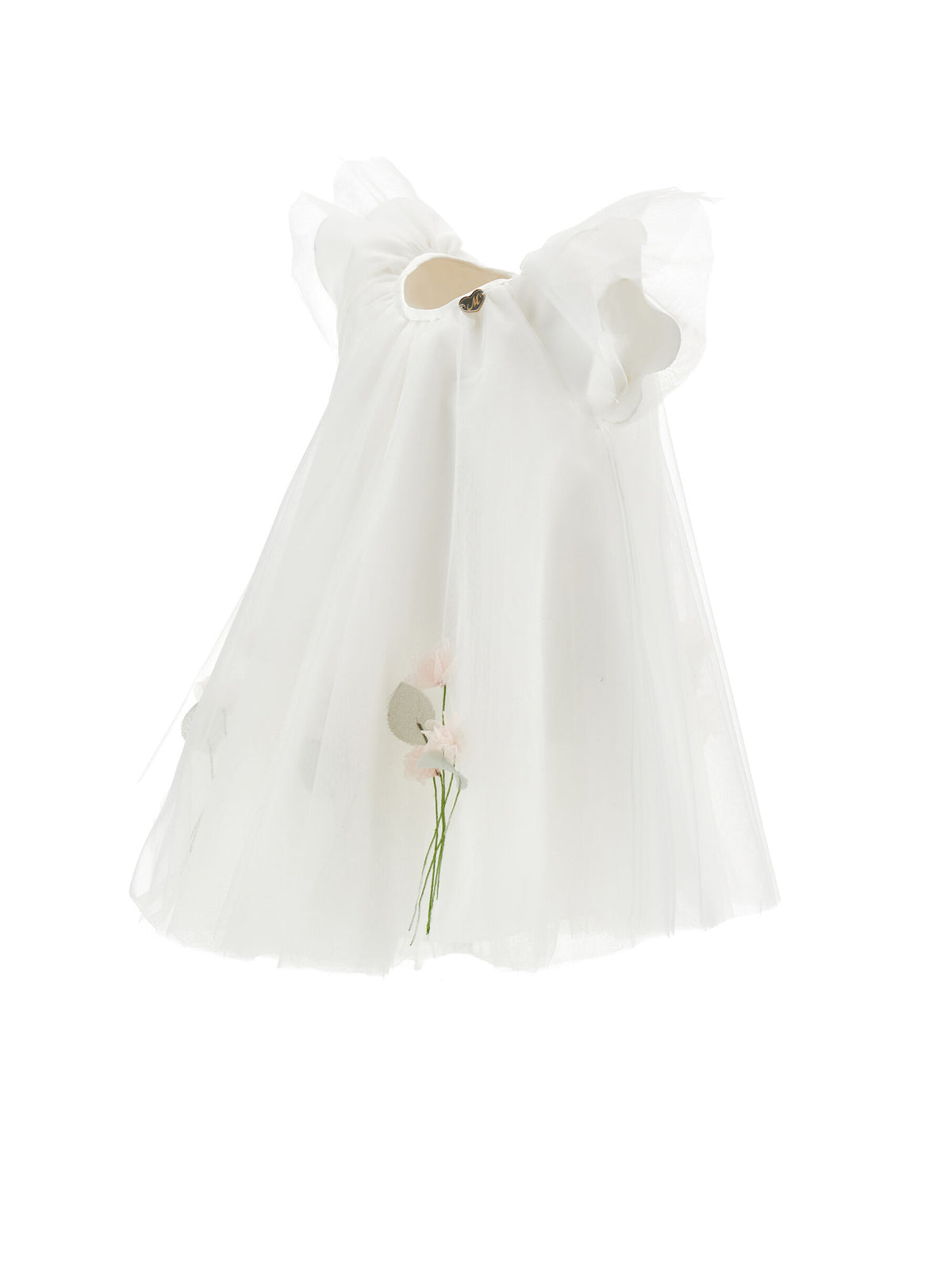 Abito Tulle con Fiori