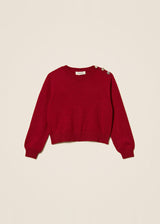 Maglia a righe con bottoni