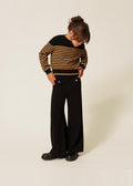 Pantaloni in maglia con bottoni
