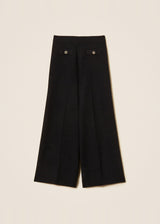 Pantaloni in maglia con bottoni