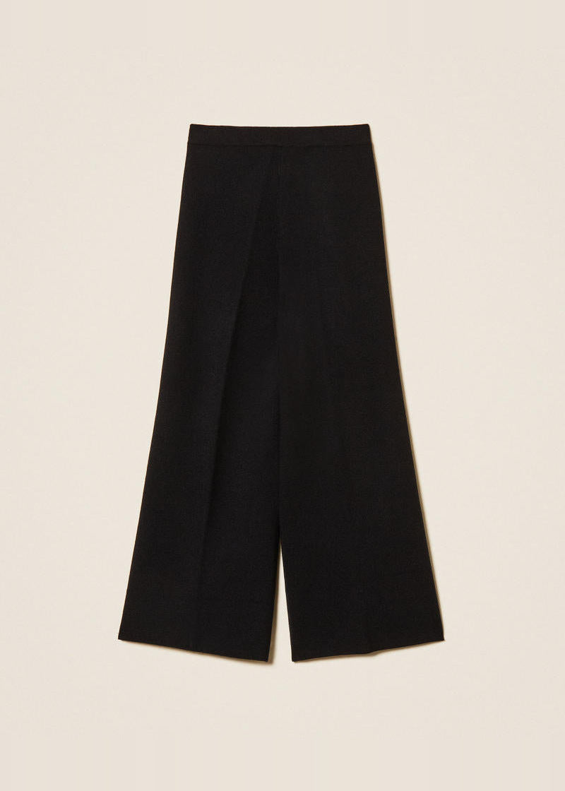 Pantaloni in maglia con bottoni
