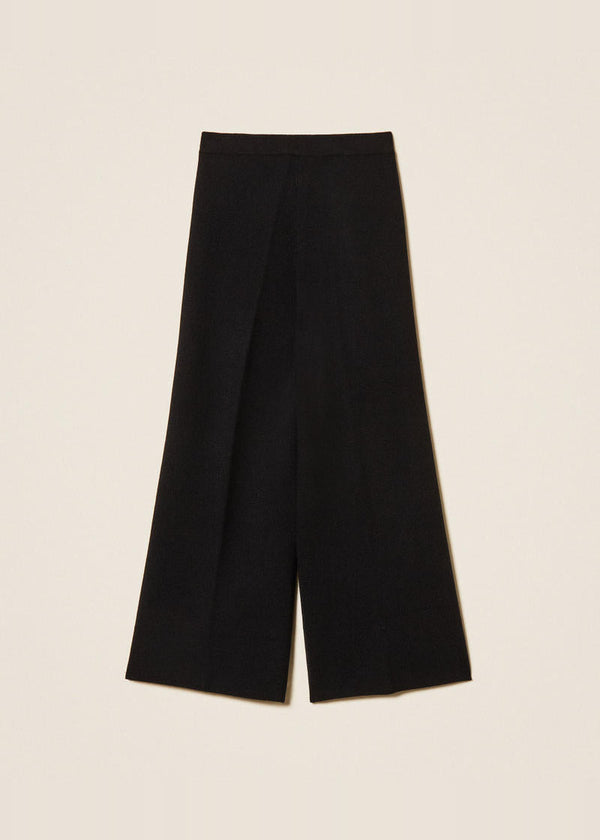 Pantaloni in maglia con bottoni