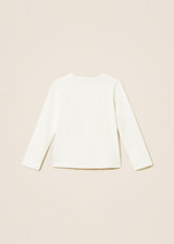 T-shirt regular baby con ricamo logo